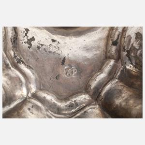 Paar barocke Silberleuchter Breslau