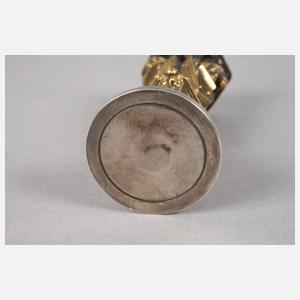 Wien massive Silber-Petschaft Franz Jauner