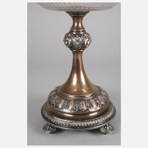 Tazza mit Silberfuß