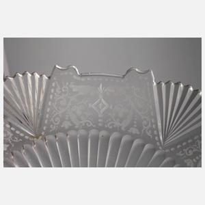 Tazza mit Silberfuß