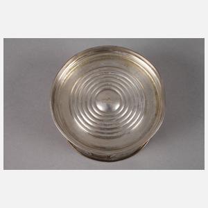 Silber Flaschenständer mit Münzbesatz