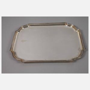 Großes Silberset mit Tablett