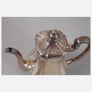 Großes Silberset mit Tablett