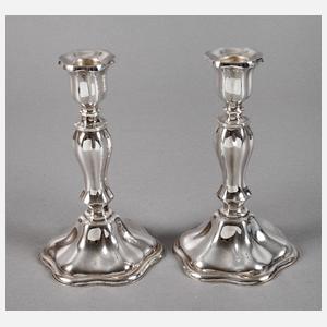 Paar Kerzenleuchter Silber