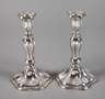 Paar Kerzenleuchter Silber