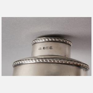 England zwei Teedosen Silber