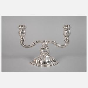 Silber Paar Kerzenleuchter Bruckmann & Söhne