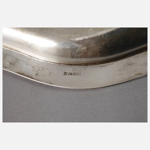 Großes Silbertablett Dresdner Hofmuster