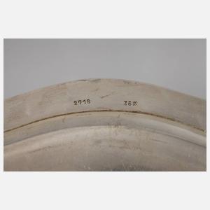 Großes Silbertablett Dresdner Hofmuster