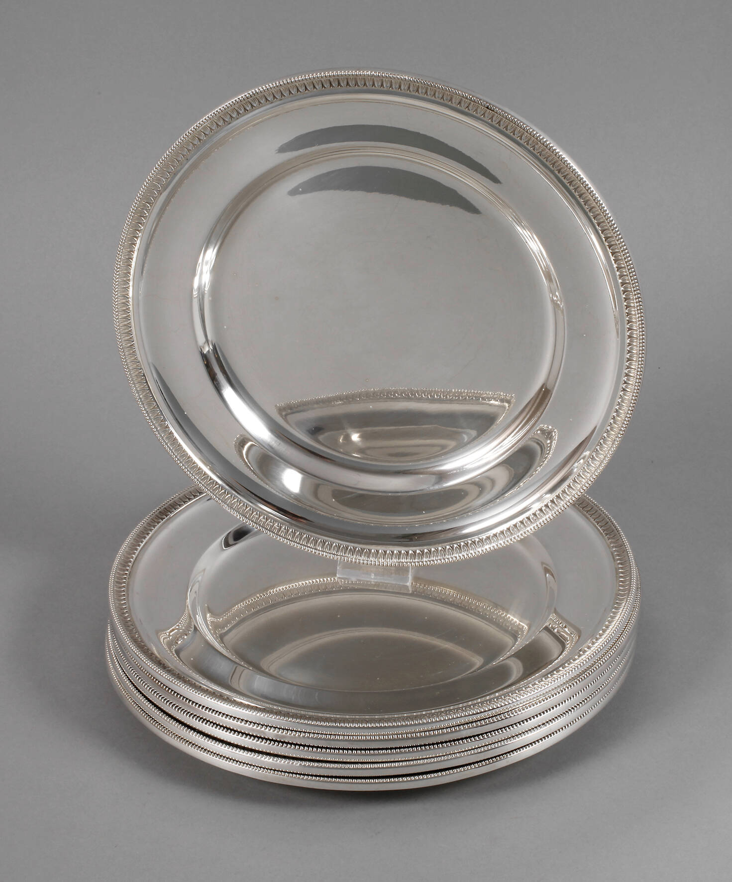 Camusso Peru sechs Platzteller Silber