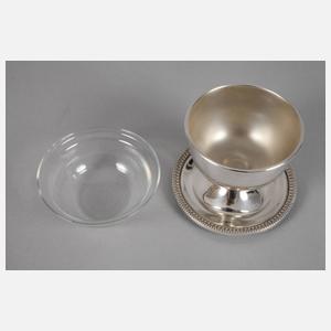 Camusso Peru paar Kaviarschalen Silber