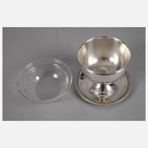 Camusso Peru paar Kaviarschalen Silber