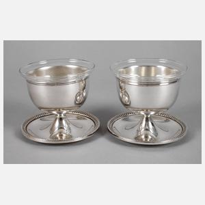 Camusso Peru paar Kaviarschalen Silber