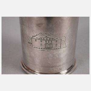 Zigarettendose Silber