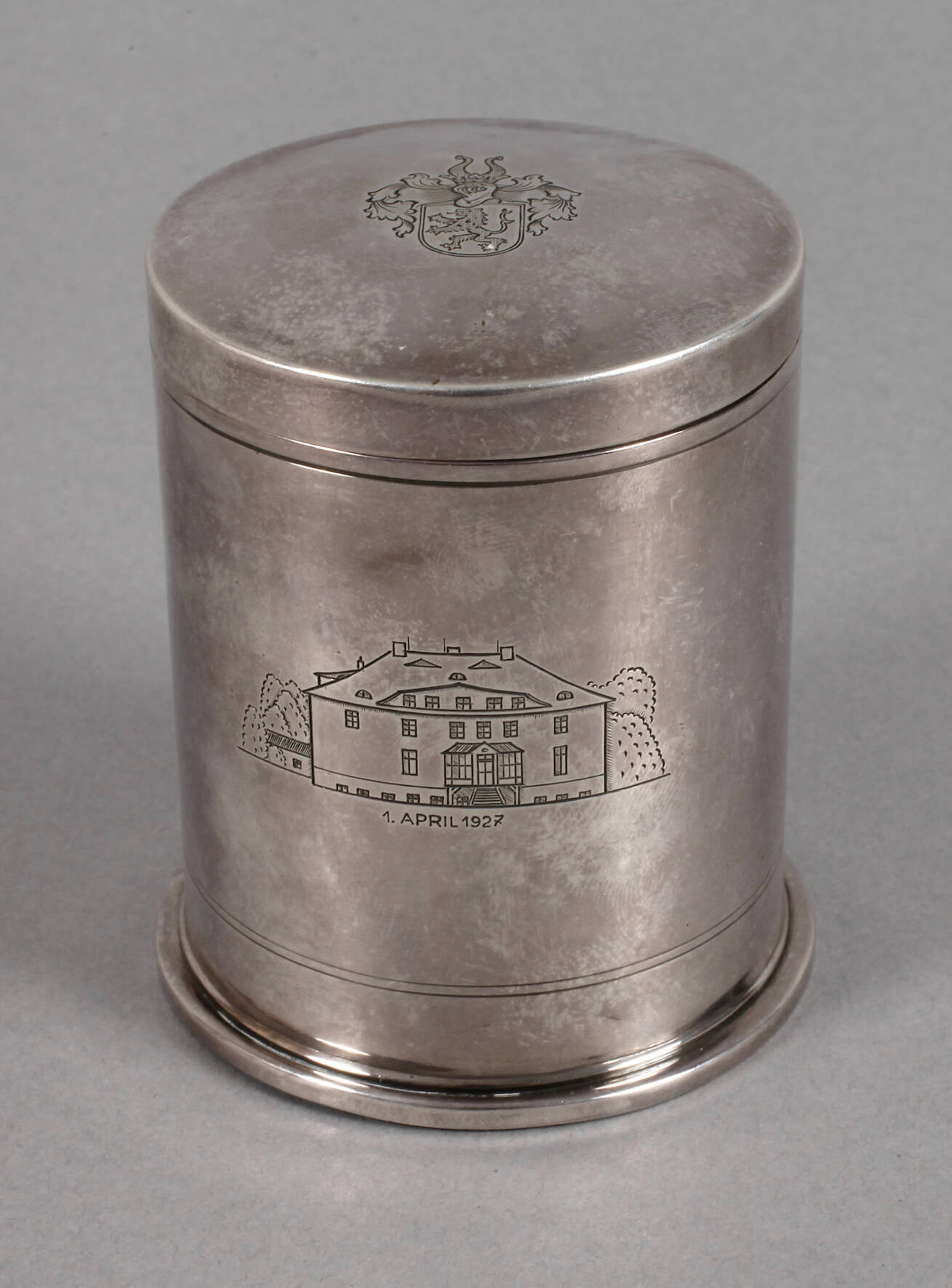 Zigarettendose Silber