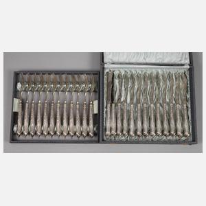 Silber Fischbesteck Historismus