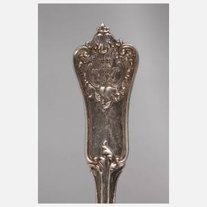Silber Tafelkelle aus dem Besitz Kaiser Wilhelm II. von Preußen