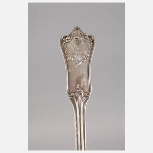 Silber Vorlegelöffel aus dem Besitz Kaiser Wilhelm II. von Preußen