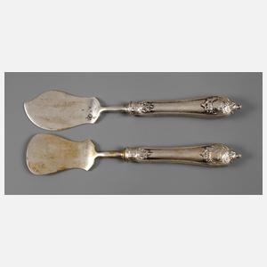 Silber Butter- und Käsemesser aus dem Besitz Kaiser Wilhelm II. von Preußen