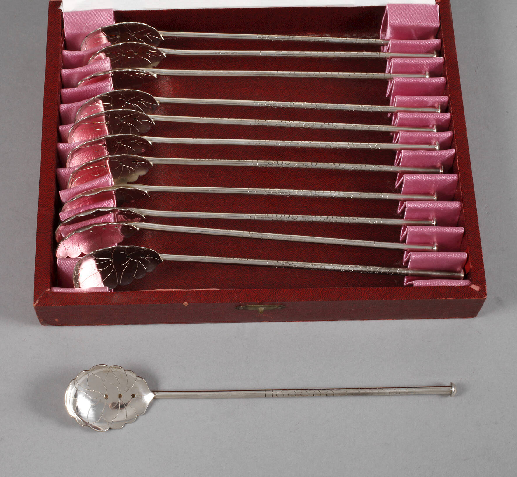 Silber zwölf Trinklöffel Vietnam