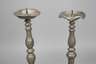 Zwei Kirchenleuchter Rokoko Zinn
