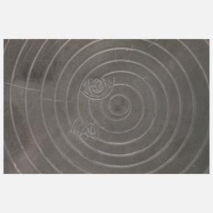 Zinn große Hochzeitskanne aus Adelsbesitz