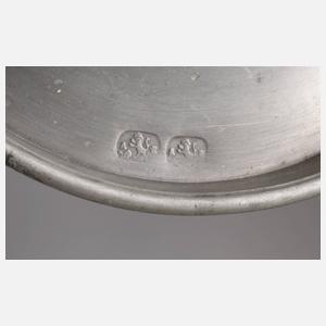 Zinn große Öllampe