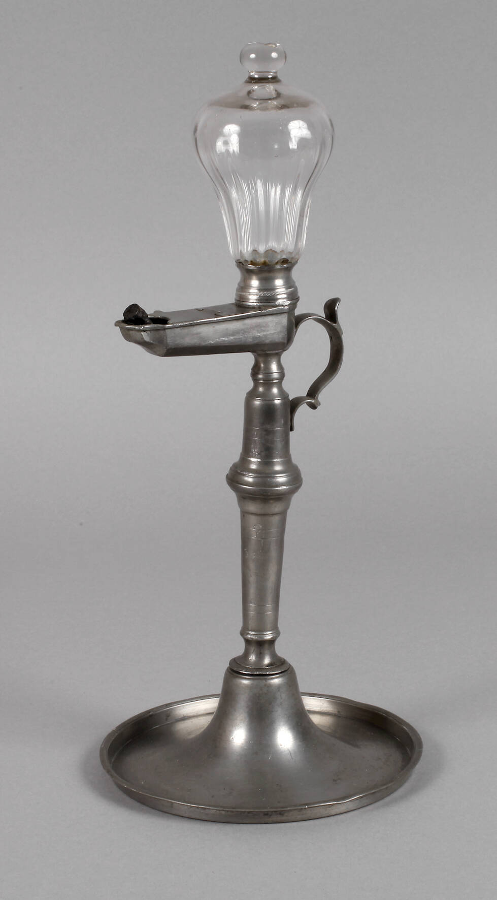 Zinn große Öllampe