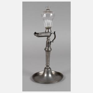 Zinn große Öllampe