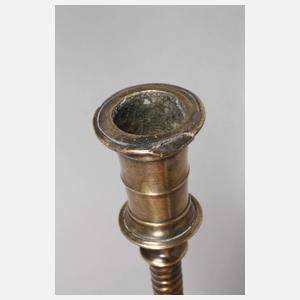 Seltener spätgotischer Spulenleuchter