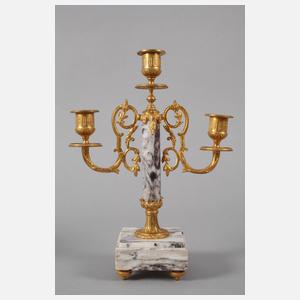 Paar dreiflammige Girandolen