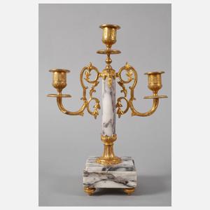 Paar dreiflammige Girandolen