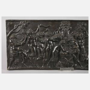 Claude Michelle Clodion, Bronzerelief Bacchanal