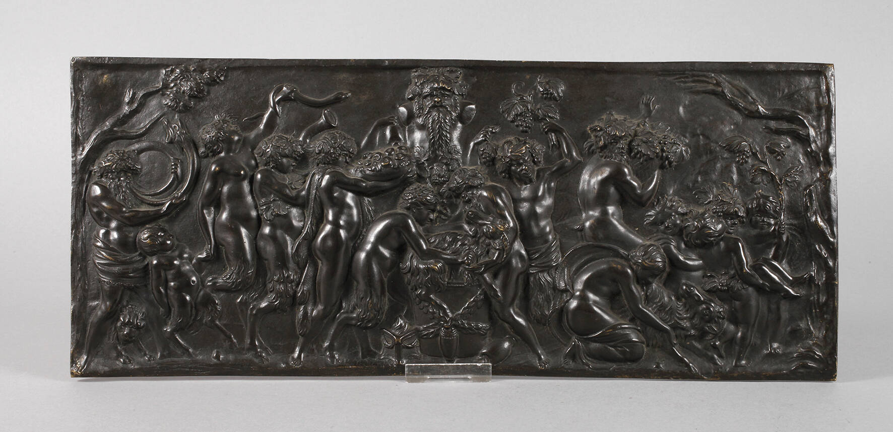 Claude Michelle Clodion, Bronzerelief Bacchanal