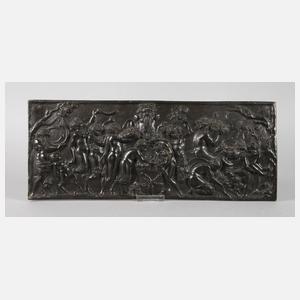 Claude Michelle Clodion, Bronzerelief Bacchanal