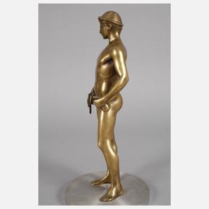 Mercurius als stehender Akt