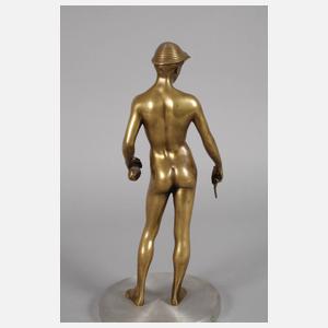 Mercurius als stehender Akt