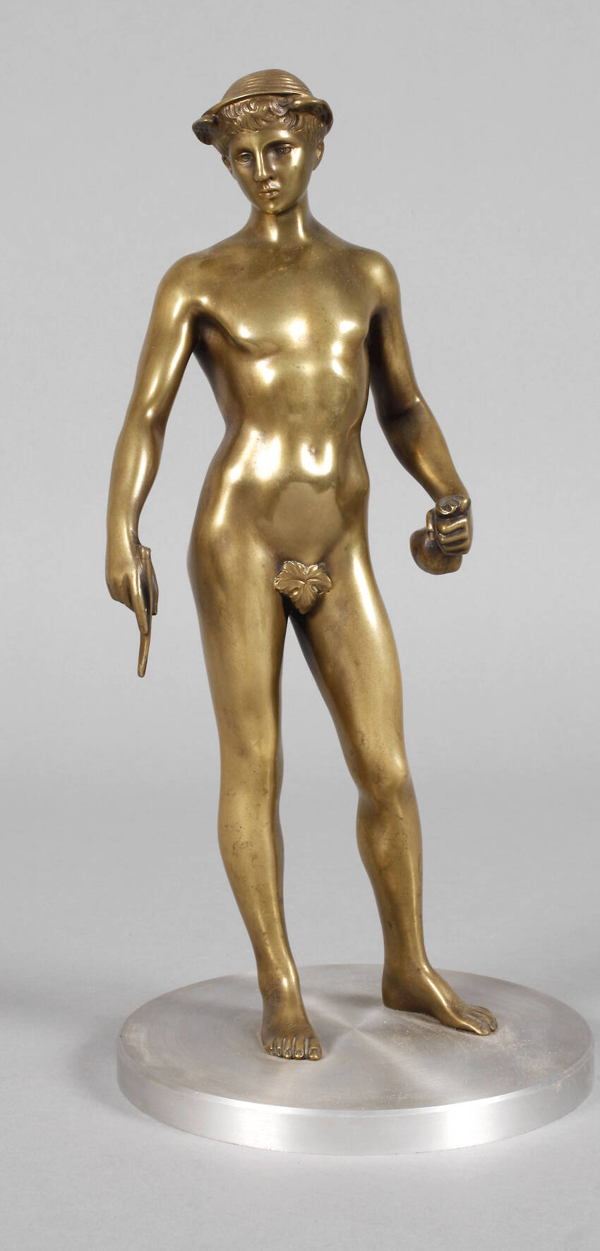 Mercurius als stehender Akt