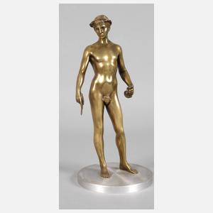 Mercurius als stehender Akt