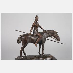 Hans Keck, Amazone zu Pferde