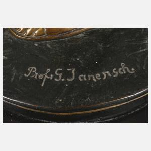 Prof. Gerhard Adolf Janensch, Salonfigur Diana mit Rehkitz