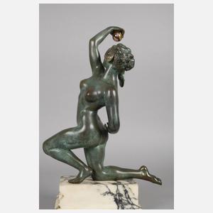 Affortunato Gory, Kniende Kugelspielerin als Akt