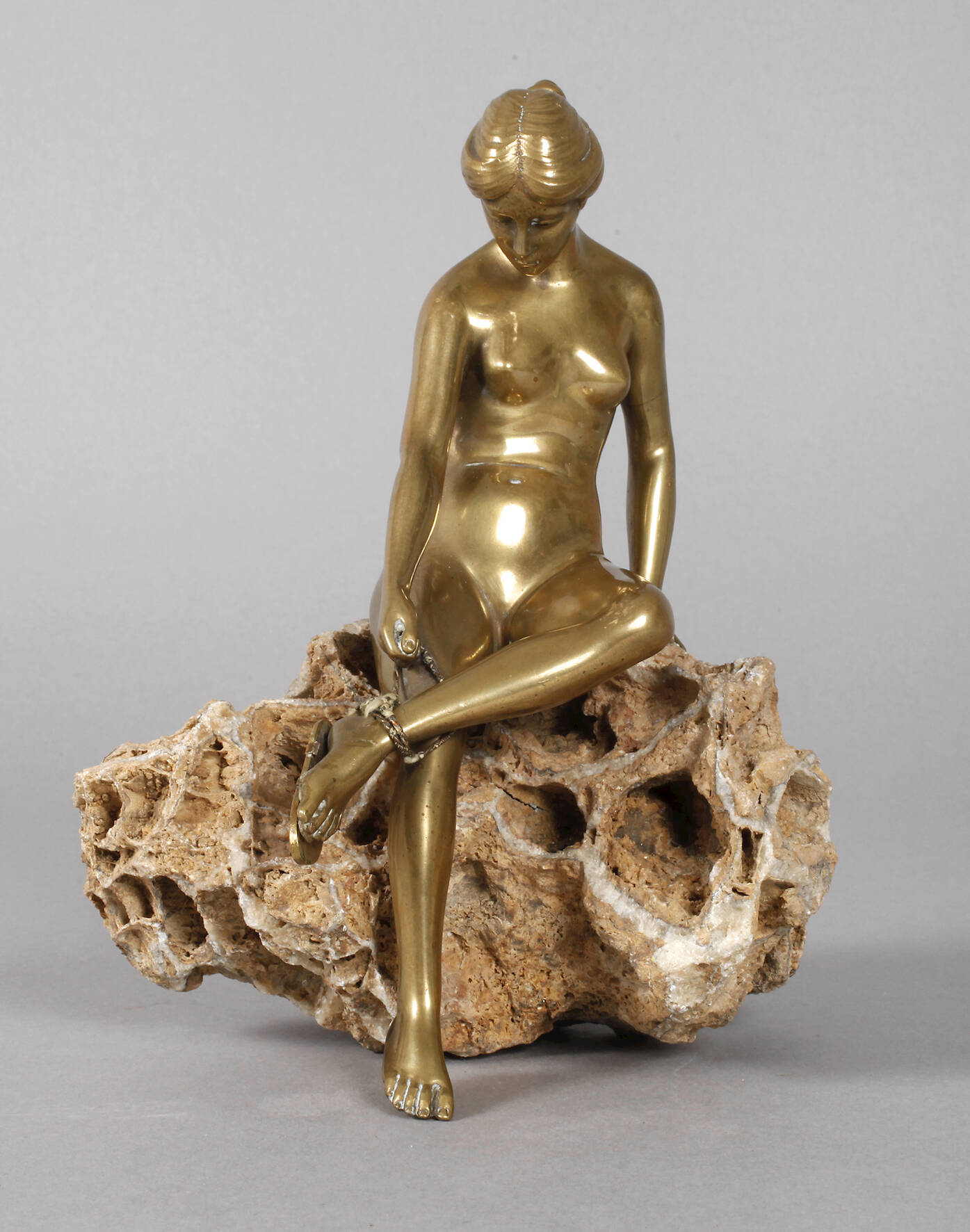 Ernst Seger, Sandalenbinderin als Akt