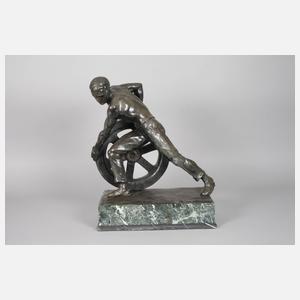 Ernst Seger, Arbeiter mit Rad