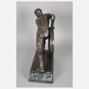 Ernst Seger, Arbeiter mit Rad