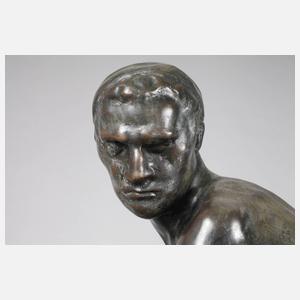 Ernst Seger, Arbeiter mit Rad