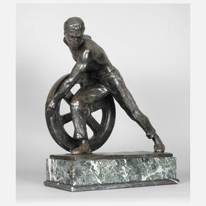 Ernst Seger, Arbeiter mit Rad