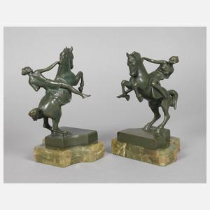 Bruno Zach, Paar Reiterinnen als Buchstützen