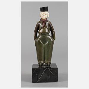 Alfred Jorel, Chryselephantin Modedame