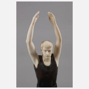 Chryselephantin Schwimmer